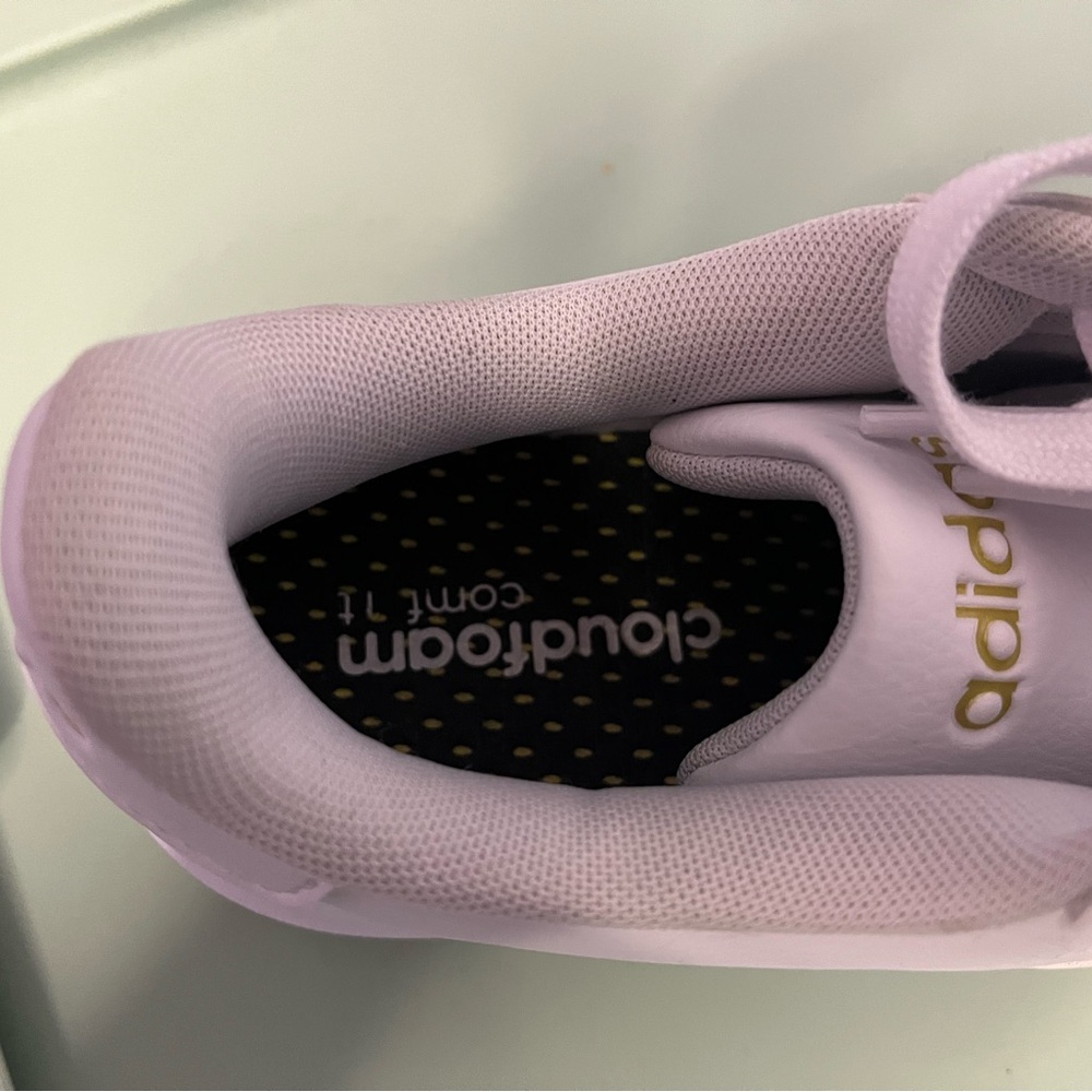 Adidas women’s size 8 white on white Grand Court Cloudfoam Comfort pre-loved. - Picture 4 of 13